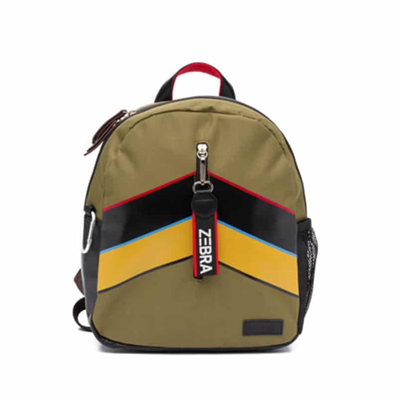 Zebra Trends Backpack Boys Stripes Army-0