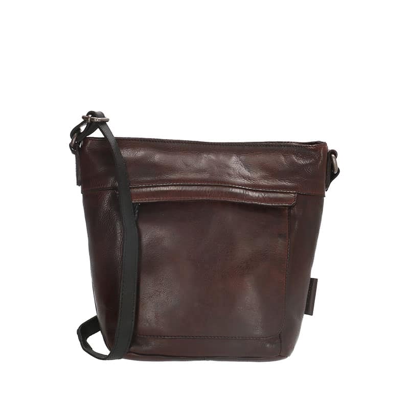 Micmacbags schoudertas bruin