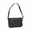 Burkely Croco Cassy Shoulderbag Black