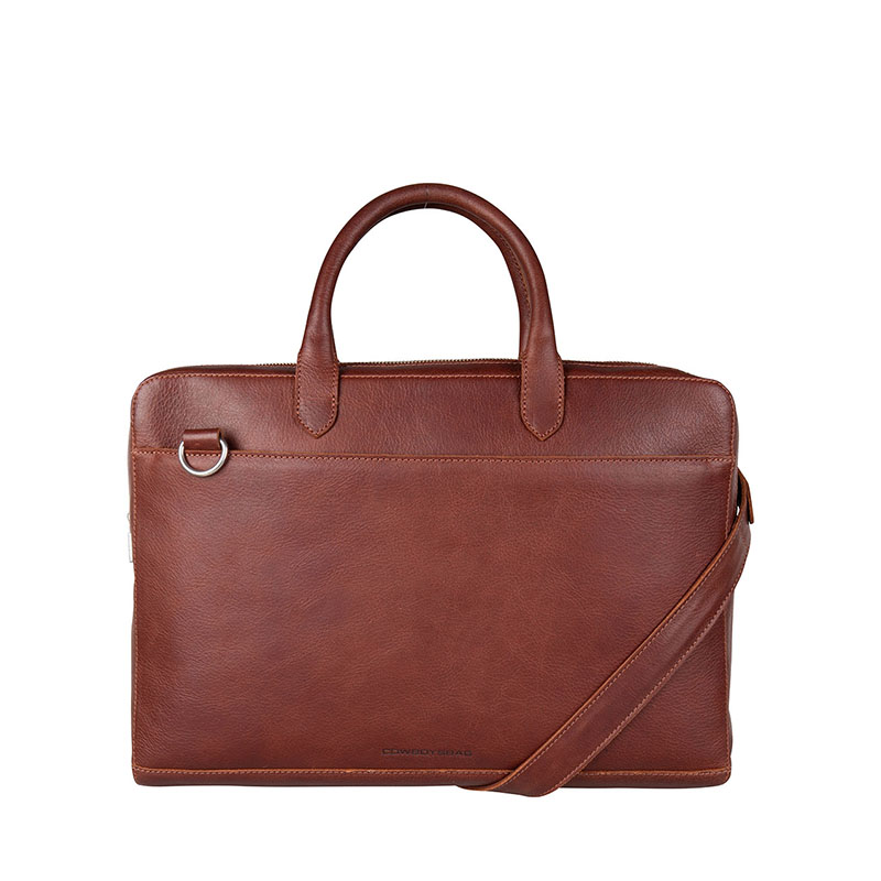 Cowboysbag laptoptas bruin