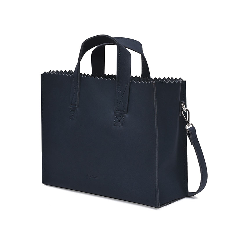 Handtas Myomy Paper Bag Mini Zwart MYOMY My Paper Bag Handbag