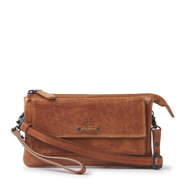 dR Amsterdam Schoudertas / Clutch Tampa Camel