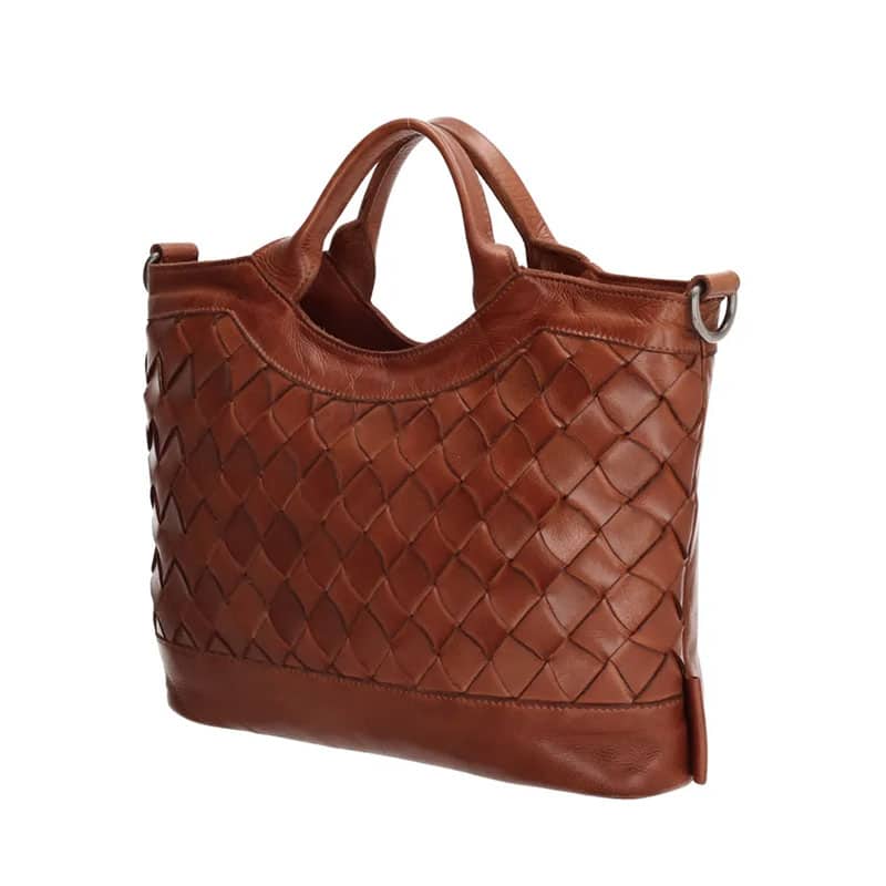 Micmacbags Artisan Handbag Brown THEBAGSTORE.nl