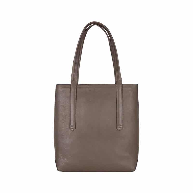 Cowboysbag laptoptas grijs en taupe