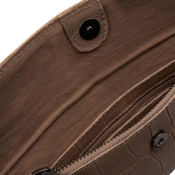Cowboysbag Grand Croco Clutch Waikola Hummus