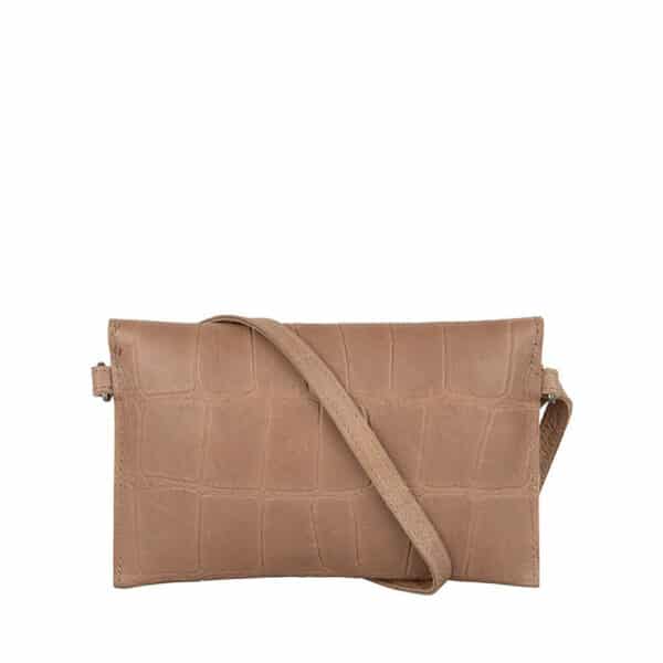 Cowboysbag Grand Croco Clutch Waikola Hummus