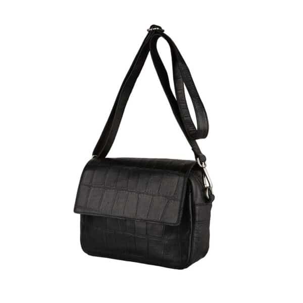 Cowboysbag Grand Croco Crossbody Cameby Zwart