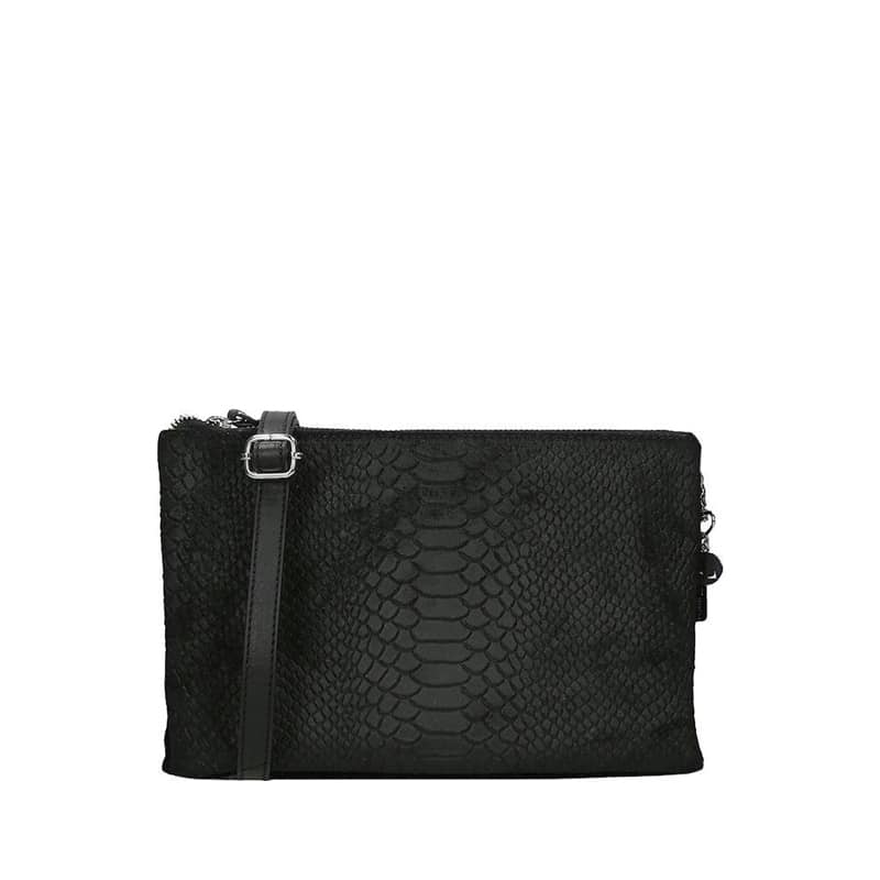 Loulou Essentiels crossbodytas zwart en grijs