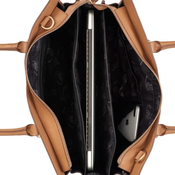 Burkely Parisian Paige Workbag 14" Light Cognac