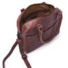 dR Amsterdam Tampa Braided Hand / Shoulderbag Brown