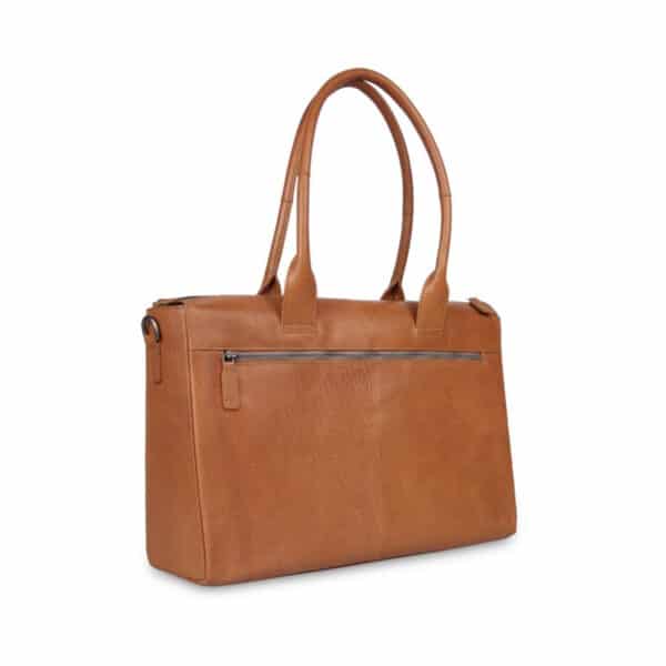 Plevier Copal Schoulderbag 17.3 Inch Cognac