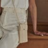 Monk & Anna Phone Pouch Grain Milk