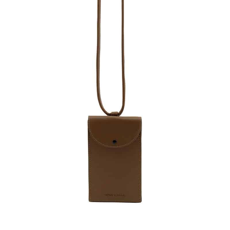 Monk & Anna Phone Pouch Oak