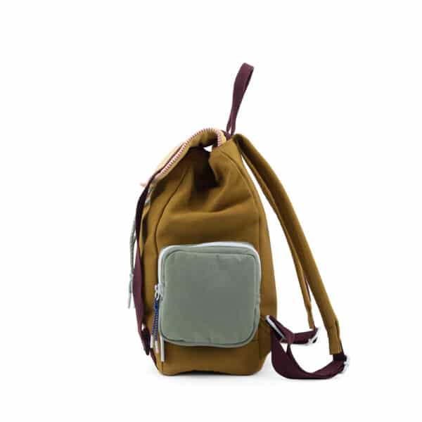 1 0055 1802022 Sticky Lemon backpack small adventure khaki green product shot 02