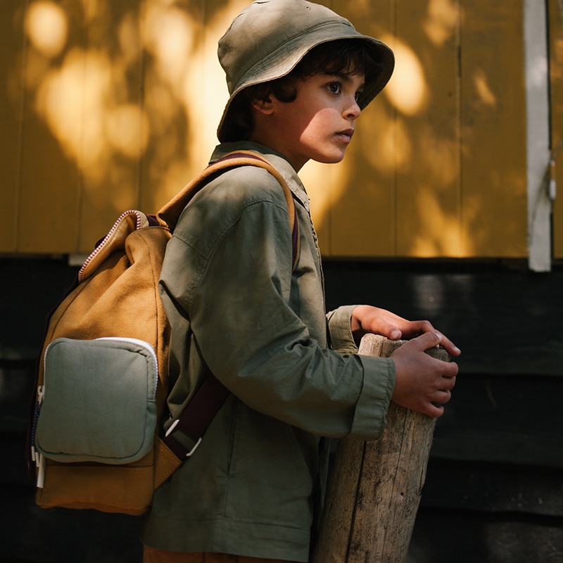 Sticky Lemon Backpack Small Adventure Khaki Green —