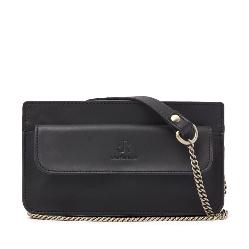 H.J. de Rooy schoudertas zwart