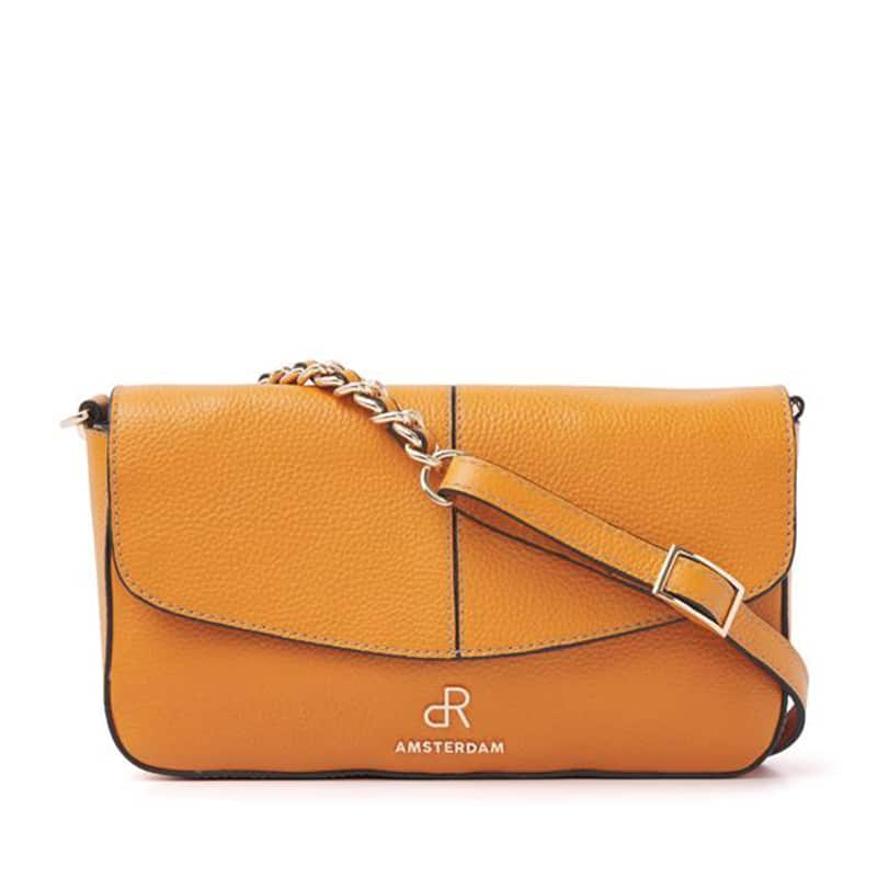 H.J. de Rooy schoudertas groen en geel