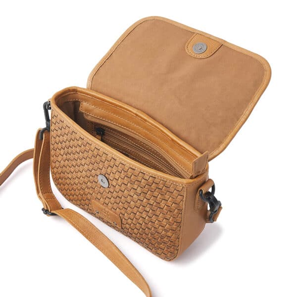 dR Amsterdam Tampa Braided Shoulderbag Yellow