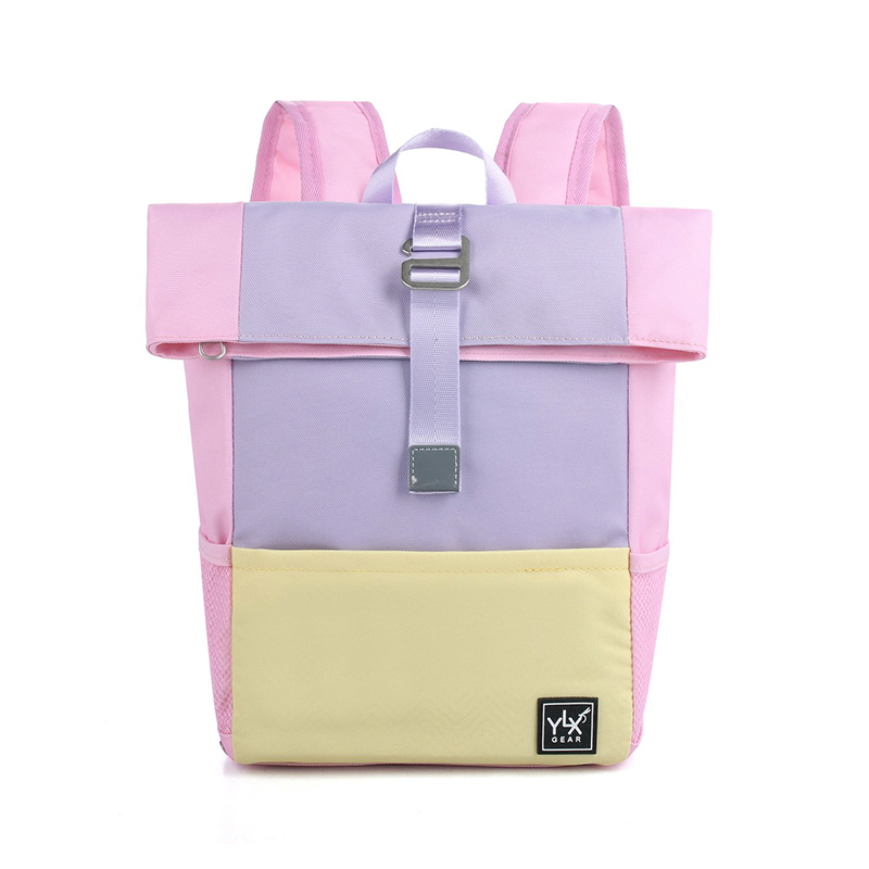 YLX Gear kinderrugzak roze en geel