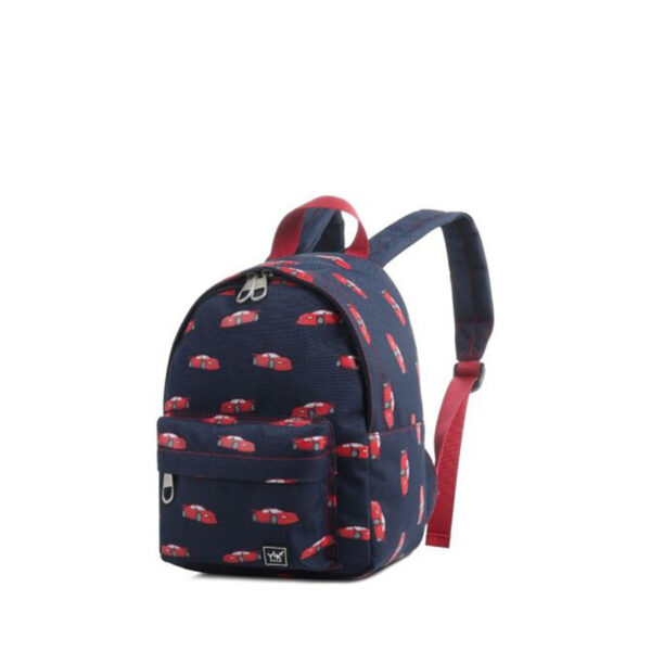 YLX Hemlock Backpack Kids Navy Blue Red cars