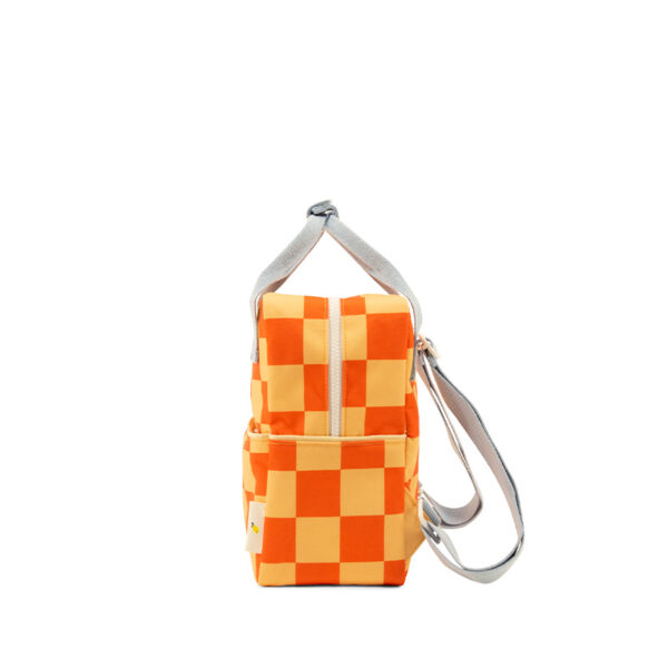 Sticky Lemon backpack small | farmhouse | checkerboard | pear jam + ladybird red
