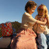 Sticky Lemon backpack small | farmhouse | checkerboard | pear jam + ladybird red