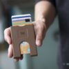 WW003 Walter Wallet Kunststof Paper Brown