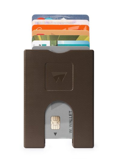 WW003 Walter Wallet Kunststof Paper Brown