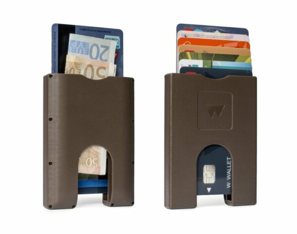 WW003 Walter Wallet Kunststof Paper Brown