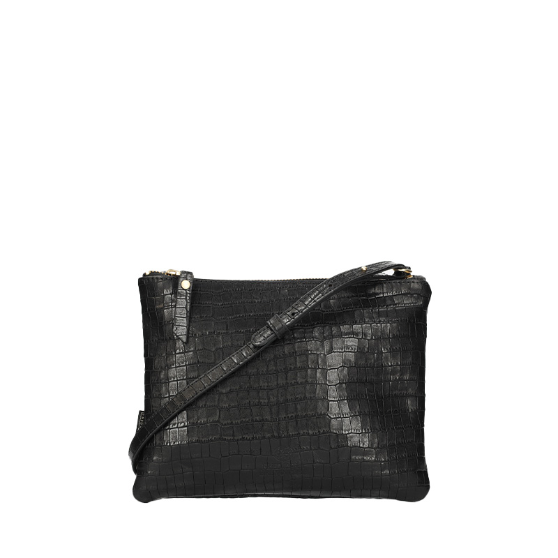 Fred de la Bretoniere crossbodytas zwart