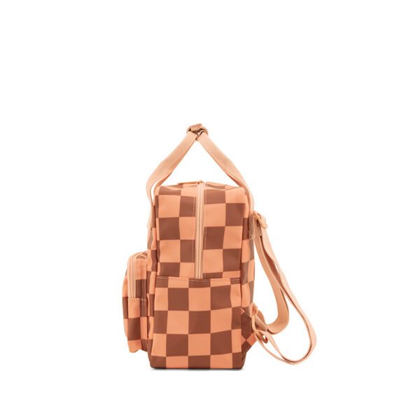 Studio Ditte Small Backpack Blocks - Pink-Brown
