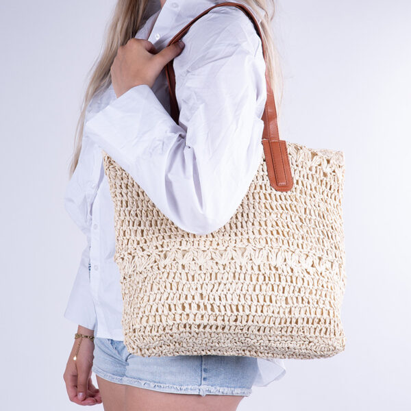 Monnq Straw Bag Tenza Natural