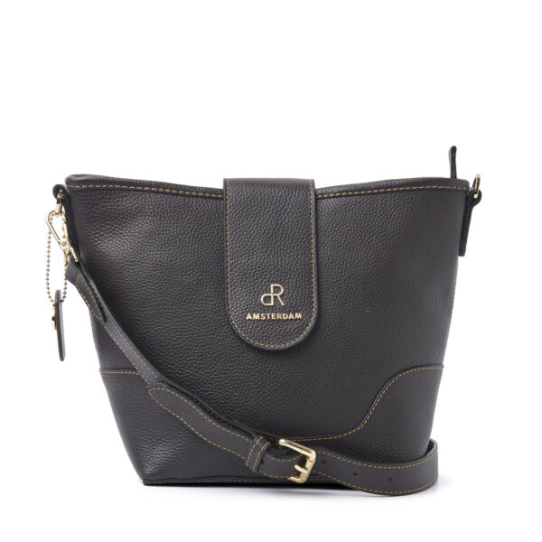 dR Amsterdam Mint Schoudertas Anthracite