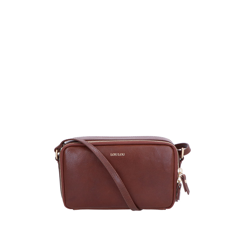 Loulou Essentiels crossbodytas bruin