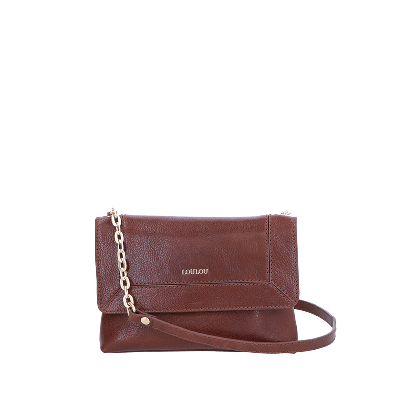 Loulou Essentiels crossbodytas bruin