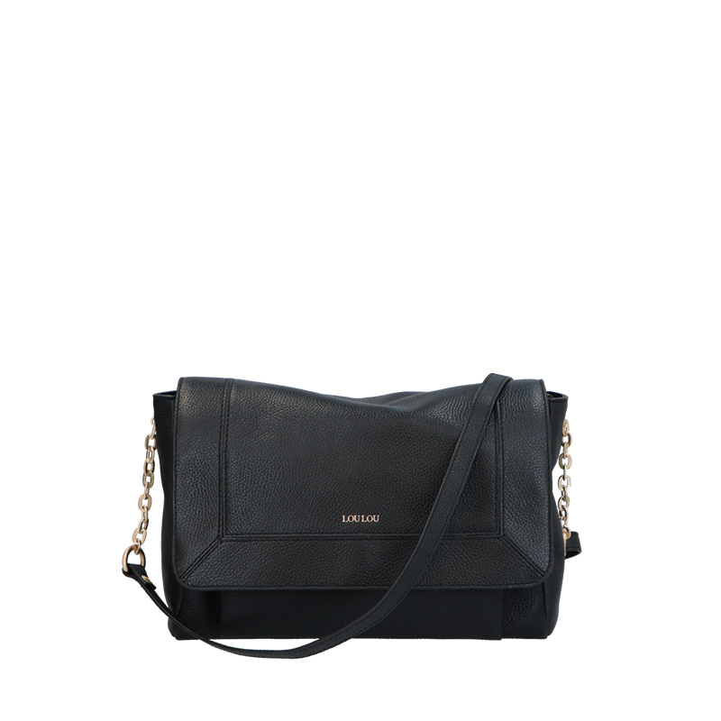 Loulou Essentiels crossbodytas zwart