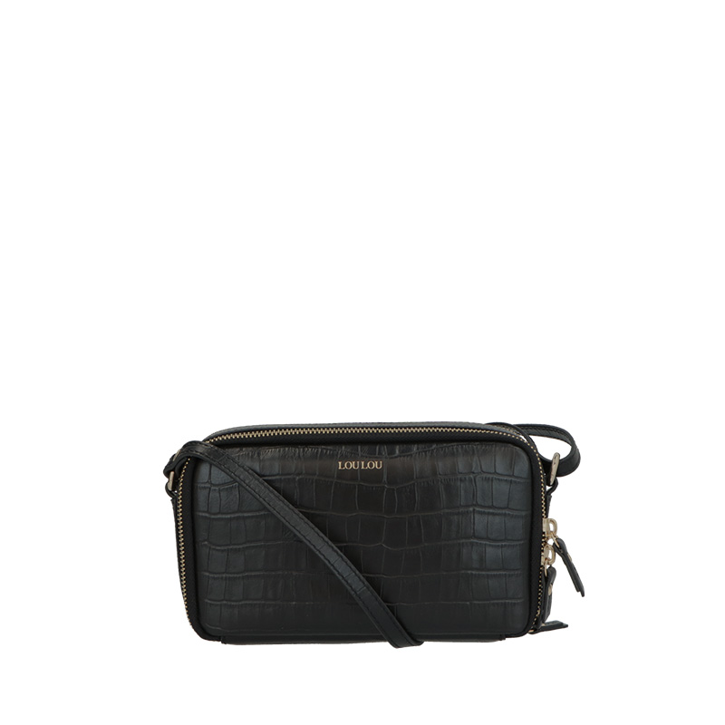 Loulou Essentiels crossbodytas zwart