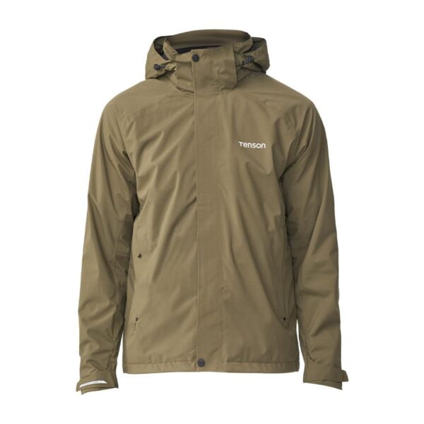 Tenson Regenjas Heren Biscaya Evo Jkt M Burnt Olive
