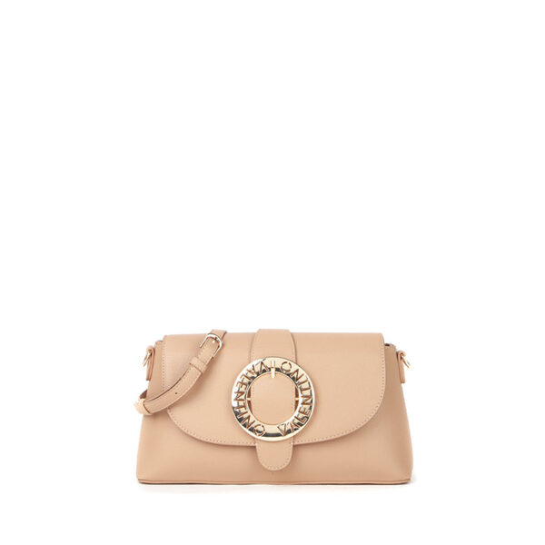 Valentino Bowery Flap Bag Beige