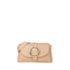 Valentino Bowery Flap Bag Beige