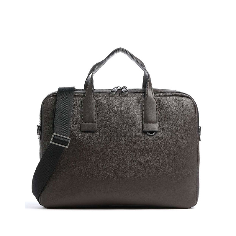 Calvin Klein laptoptas bruin