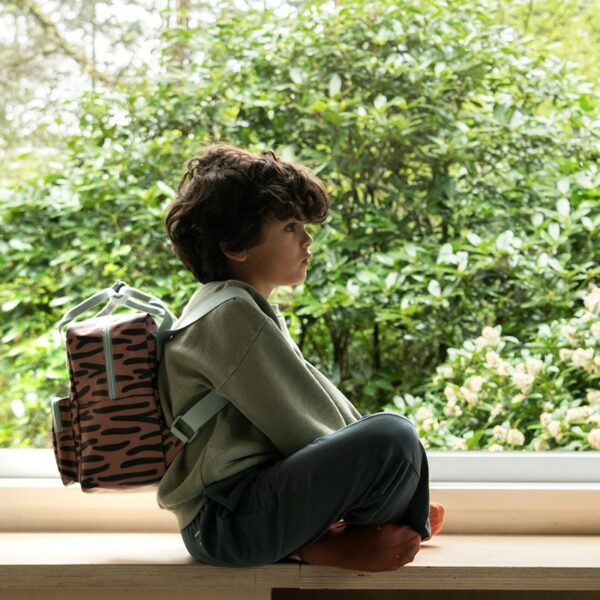 Studio Ditte Backpack Small Tiger Stripes Brown