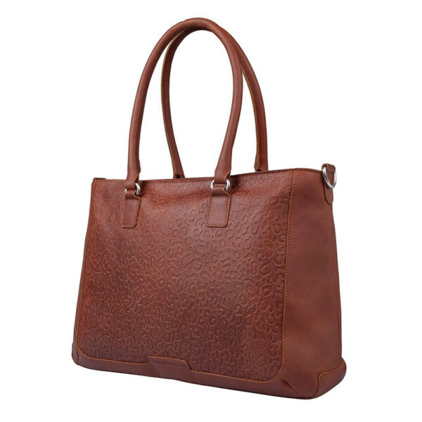 Cowboysbag Laptop Bag Rosebud Cognac