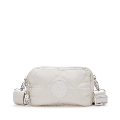 Kipling Milda Crossbody Bag Quilted Airy Beige