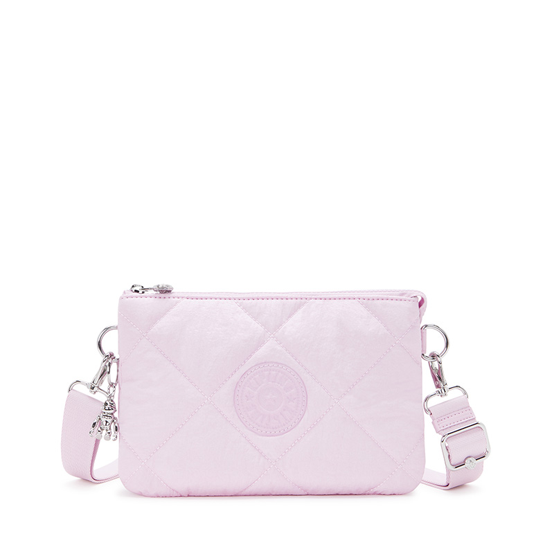 Kipling Riri Crossbody Bag Quilted Blooming Pink — THEBAGSTORE.nl