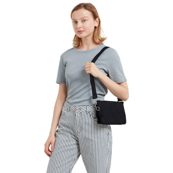 Kipling Riri Crossbody Bag Quilted Cosmic Black