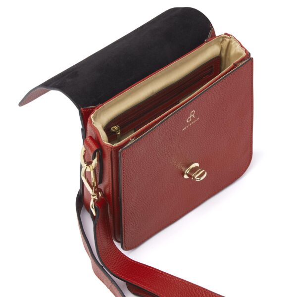 dR Amsterdam Schoudertas Mint Tango Red