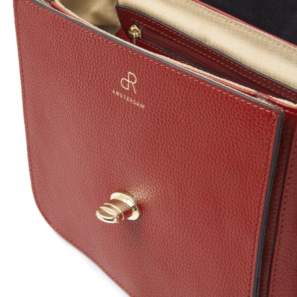 dR Amsterdam Schoudertas Mint Tango Red