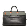 Berba Leren reistas Olly 898-600-32 Zwart met Groen