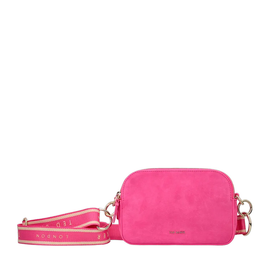 Ted Baker Dacelos Branded Webbing Camera Bag Bright Pink